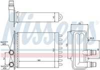 радиатор печки МКПП NISSENS 73468