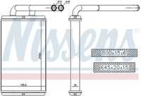 Радиатор отопителя NISSENS 73676