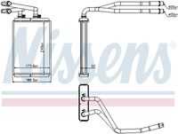 73990 NISSENS Радиатор печки