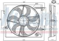 Вентилятор радиатора NISSENS 85935
