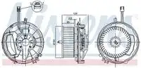 Вентилятор салона (моторчик) NISSENS 87256