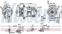 Компрессор кондиционера NISSENS 890030