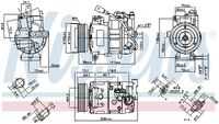 Компрессор кондиционера NISSENS 890048