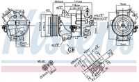 Компрессор кондиционера NISSENS 890263