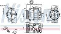 Компрессор кондиционера NISSENS 890634