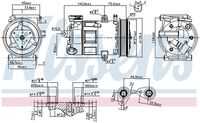 Компрессор кондиционера NISSENS 89348