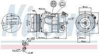 Компрессор кондиционера NISSENS 89394