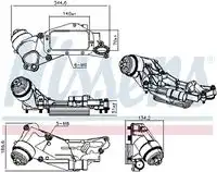 Масляный радиатор NISSENS 90930