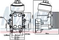 91158 NISSENS Радиатор масляный