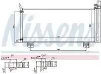 Радиатор кондиционера NISSENS 940344