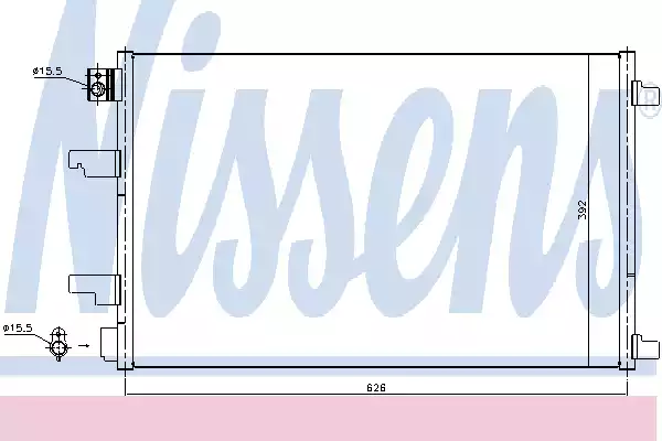 Радиатор кондиционера NISSENS 940402