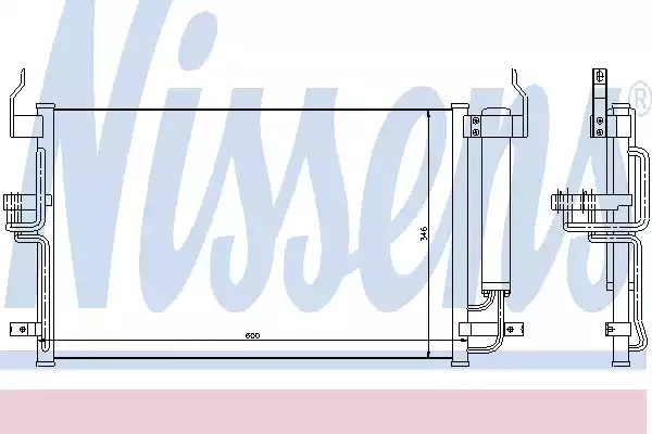 Радиатор кондиционера NISSENS 94448