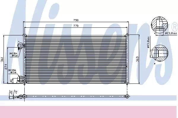 Конденсатор кондиционера NISSENS 94664