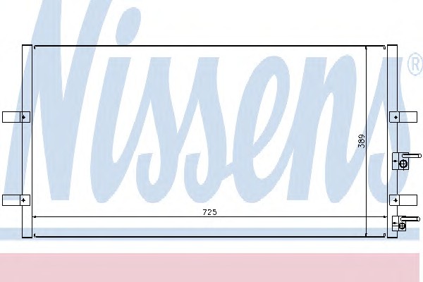 Радиатор кондиционера NISSENS 94915