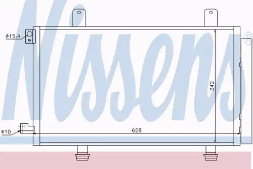 Радиатор кондиционера NISSENS 94979