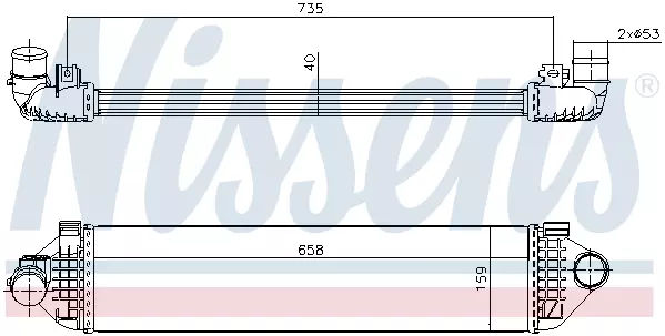 Интеркулер NISSENS 96473
