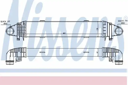 Интеркулер NISSENS 96598