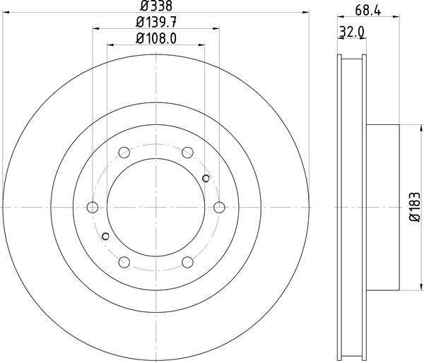 ND1058K NISSHINBO ДИСК ТОРМОЗНОЙ