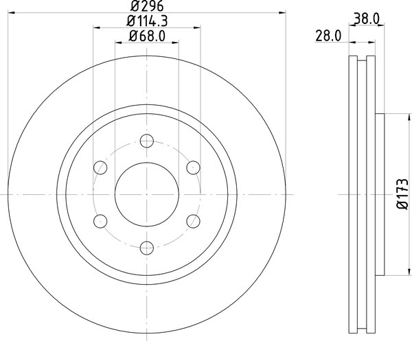 Диск тормозной NISSHINBO ND2033K