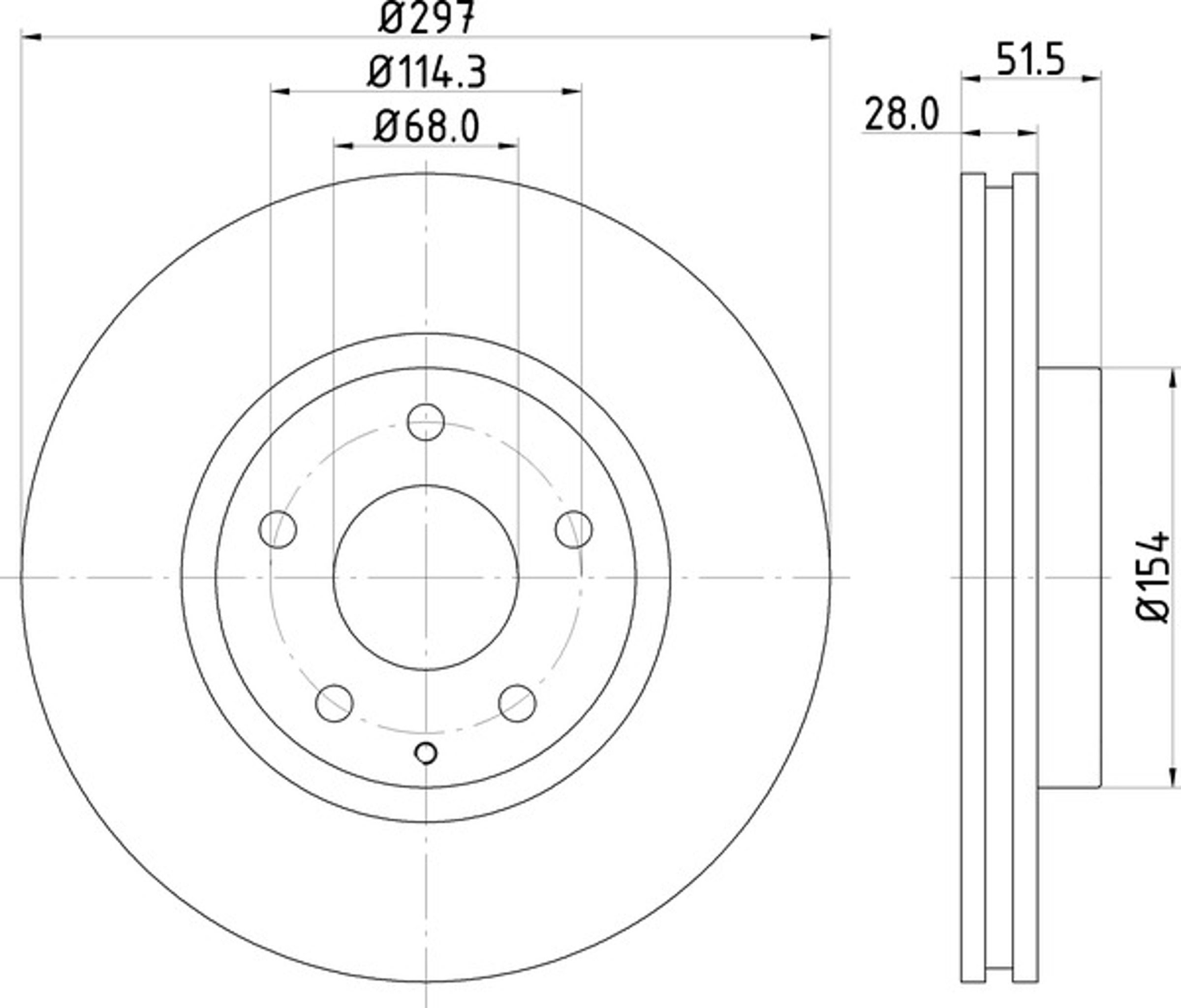 Диск тормозной NISSHINBO ND5027K