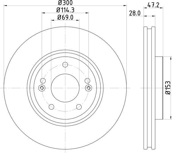 Диск тормозной NISSHINBO ND6011K