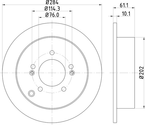 Диск тормозной NISSHINBO ND6038K