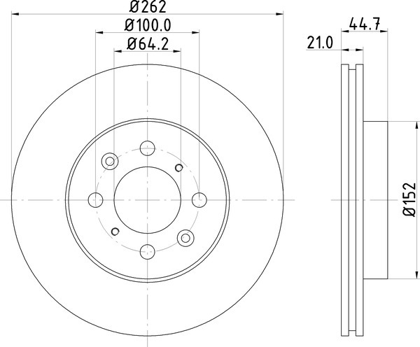 Диск тормозной NISSHINBO ND8011K