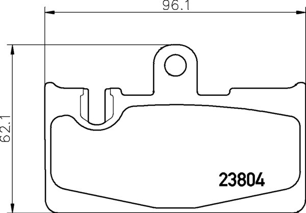 Колодки тормозные NISSHINBO NP1102