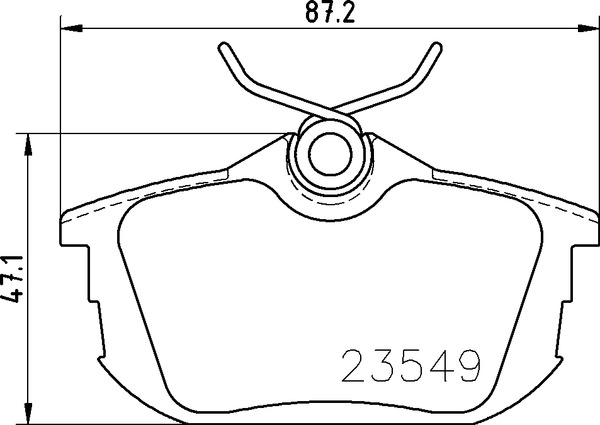 Тормозные колодки NISSHINBO NP3025