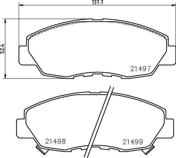 Тормозные колодки NISSHINBO NP8000