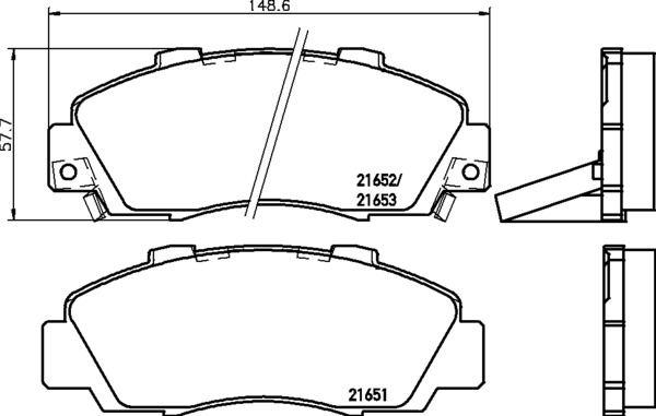 Тормозные колодки NISSHINBO NP8003