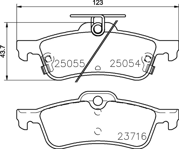 Тормозные колодки NISSHINBO NP8041