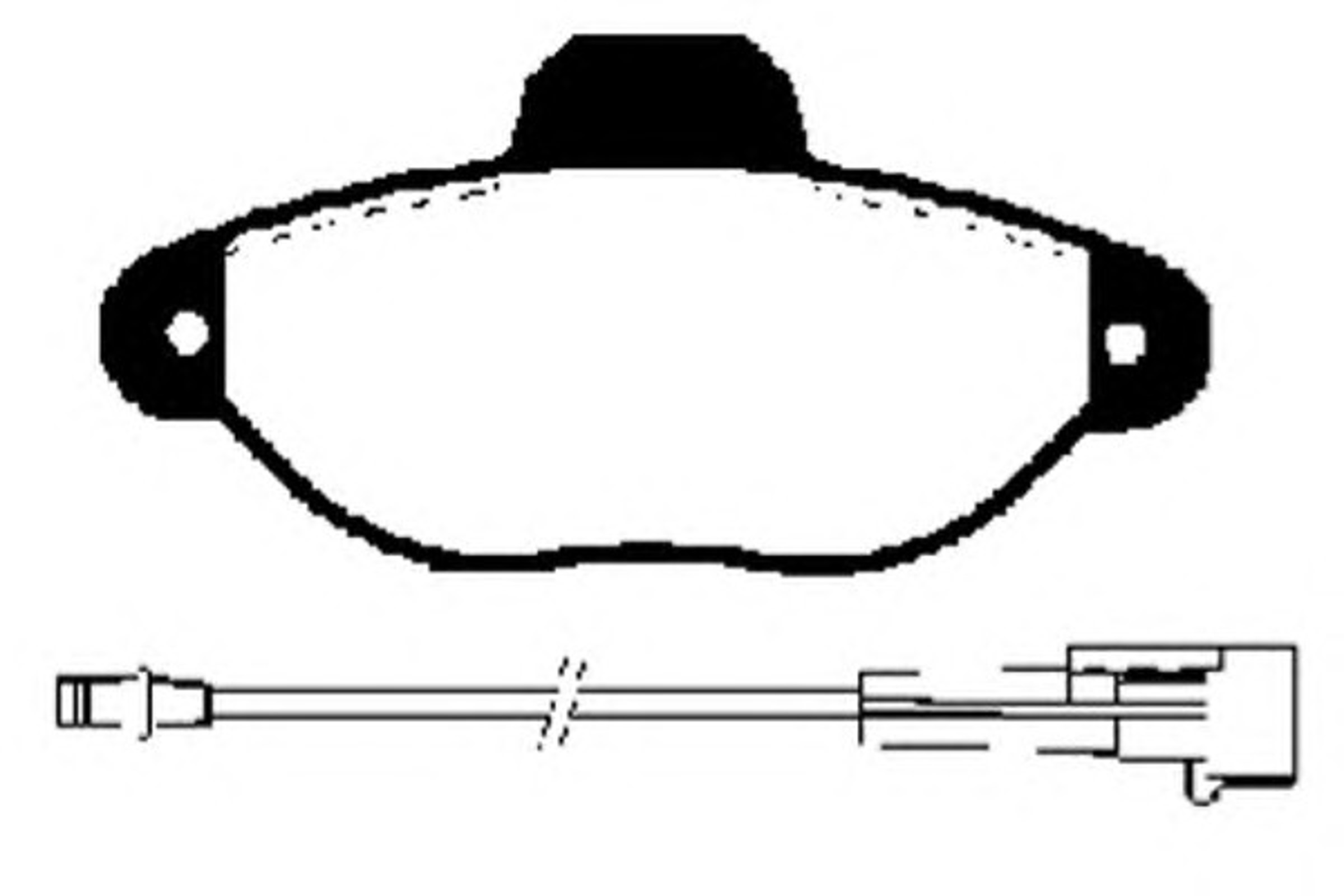 Колодки тормозные дисковые NK 222334