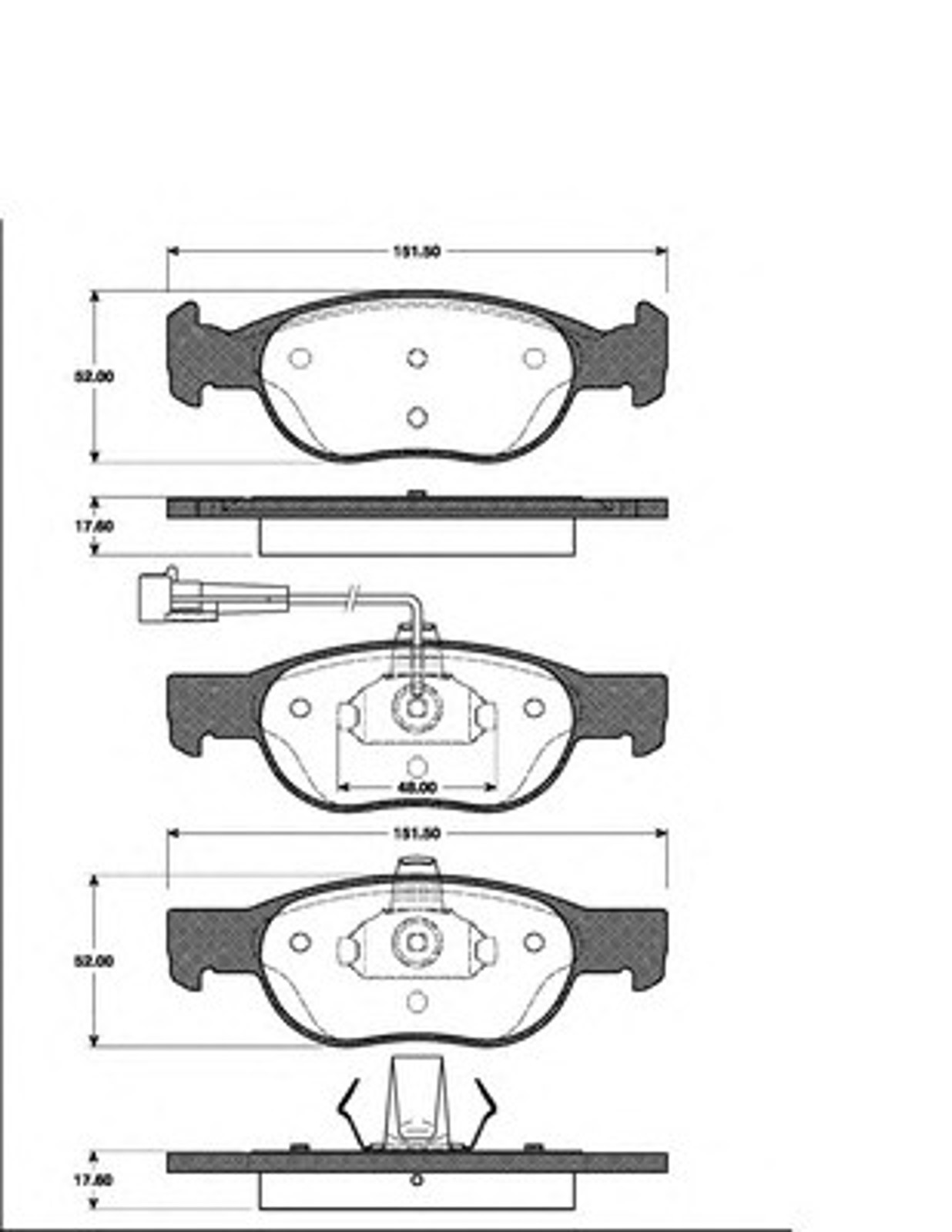 Колодки тормозные дисковые NK 222339