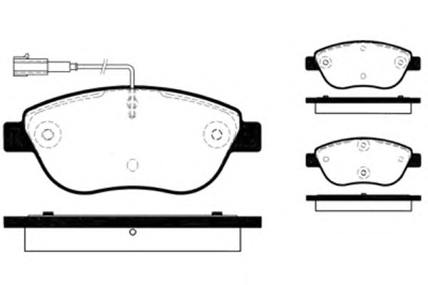 Колодки тормозные дисковые NK 222364