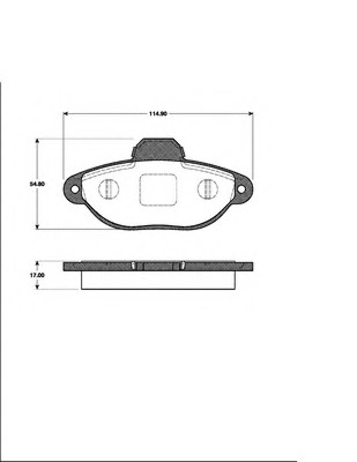 Колодки тормозные дисковые NK 222374