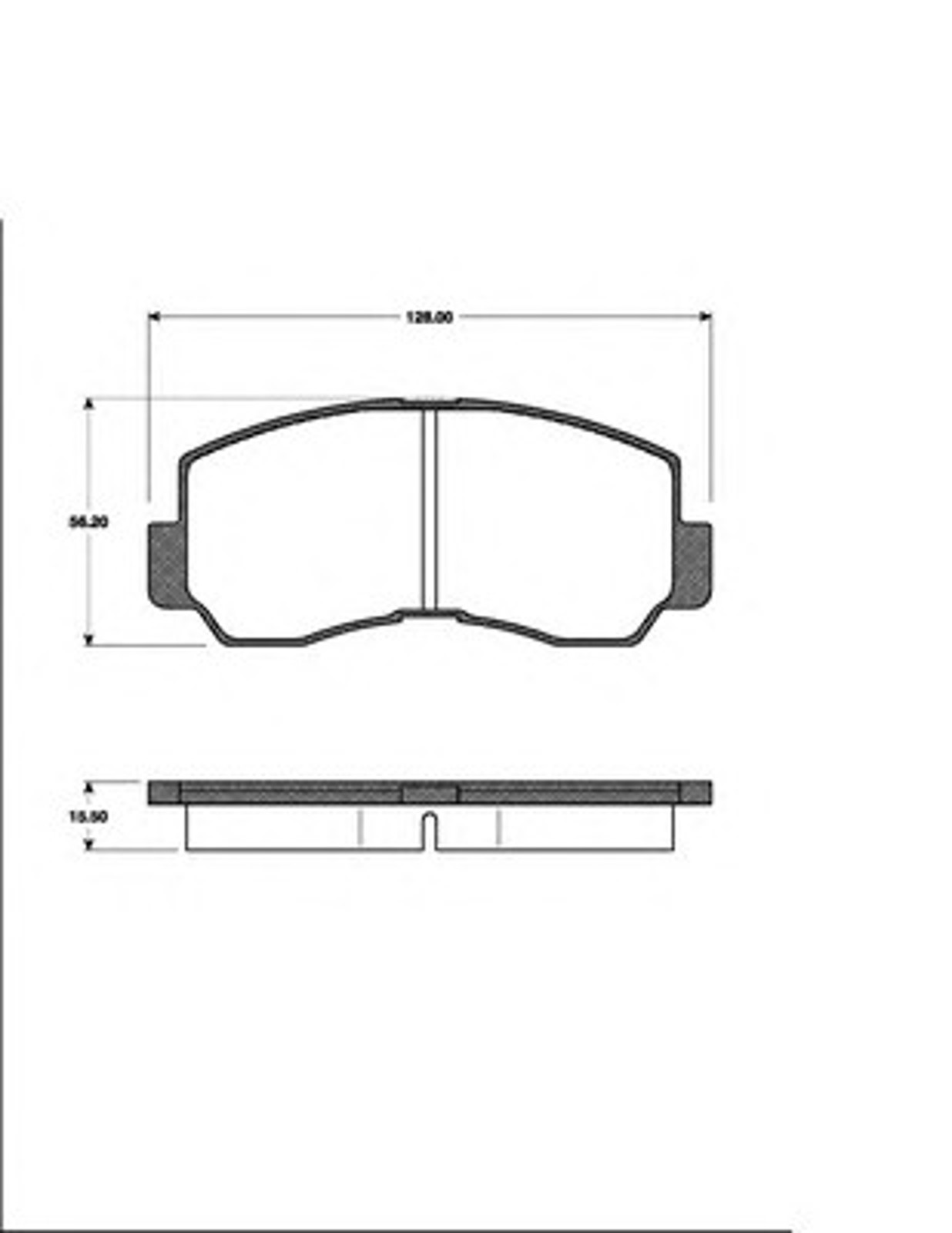 Колодки тормозные дисковые NK 223005