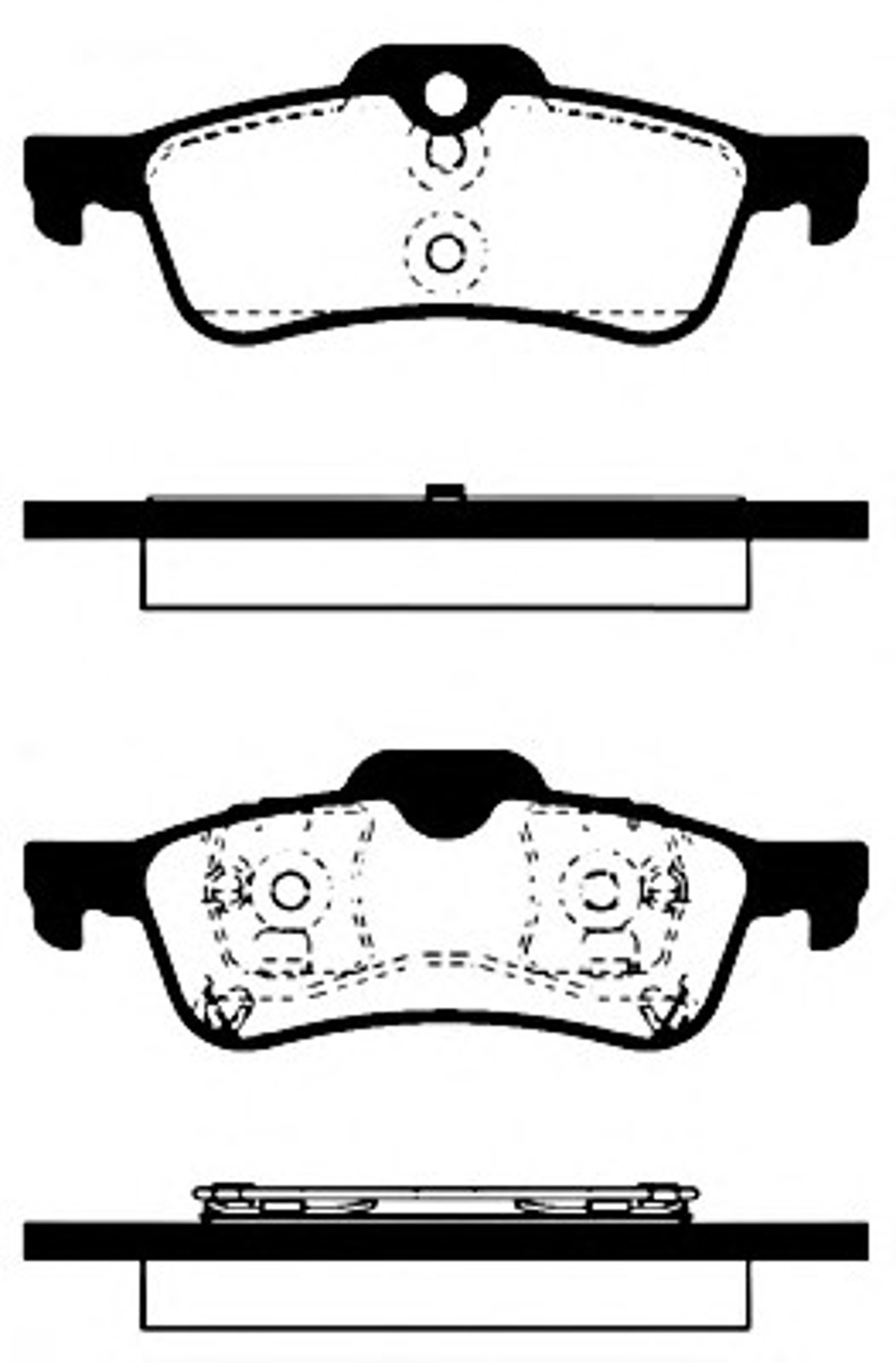 Колодки тормозные дисковые NK 224021