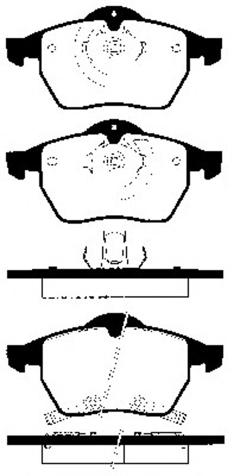 Колодки тормозные дисковые NK 224108