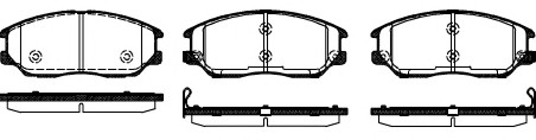 Колодки тормозные дисковые NK 225012