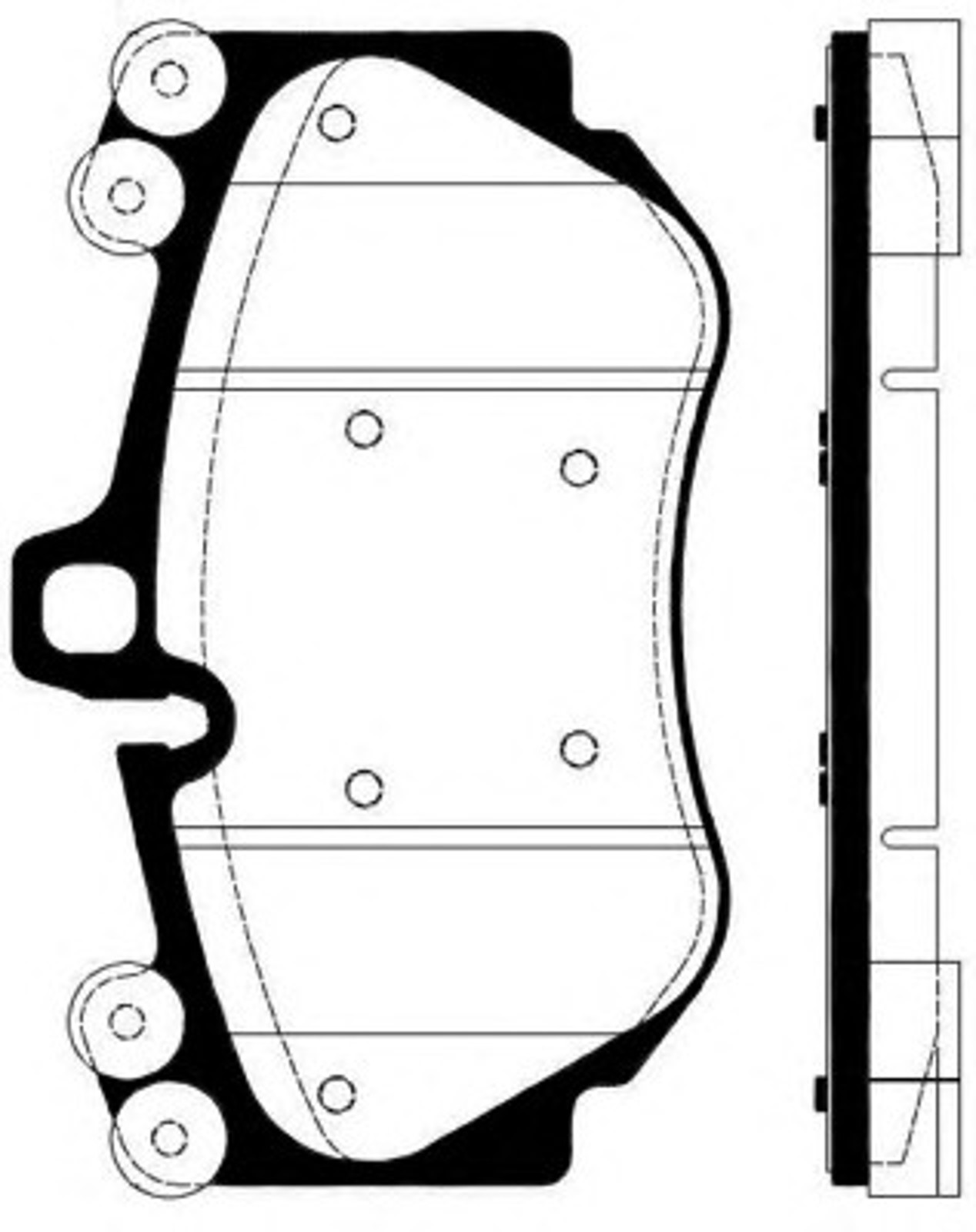 Колодки тормозные дисковые NK 225610