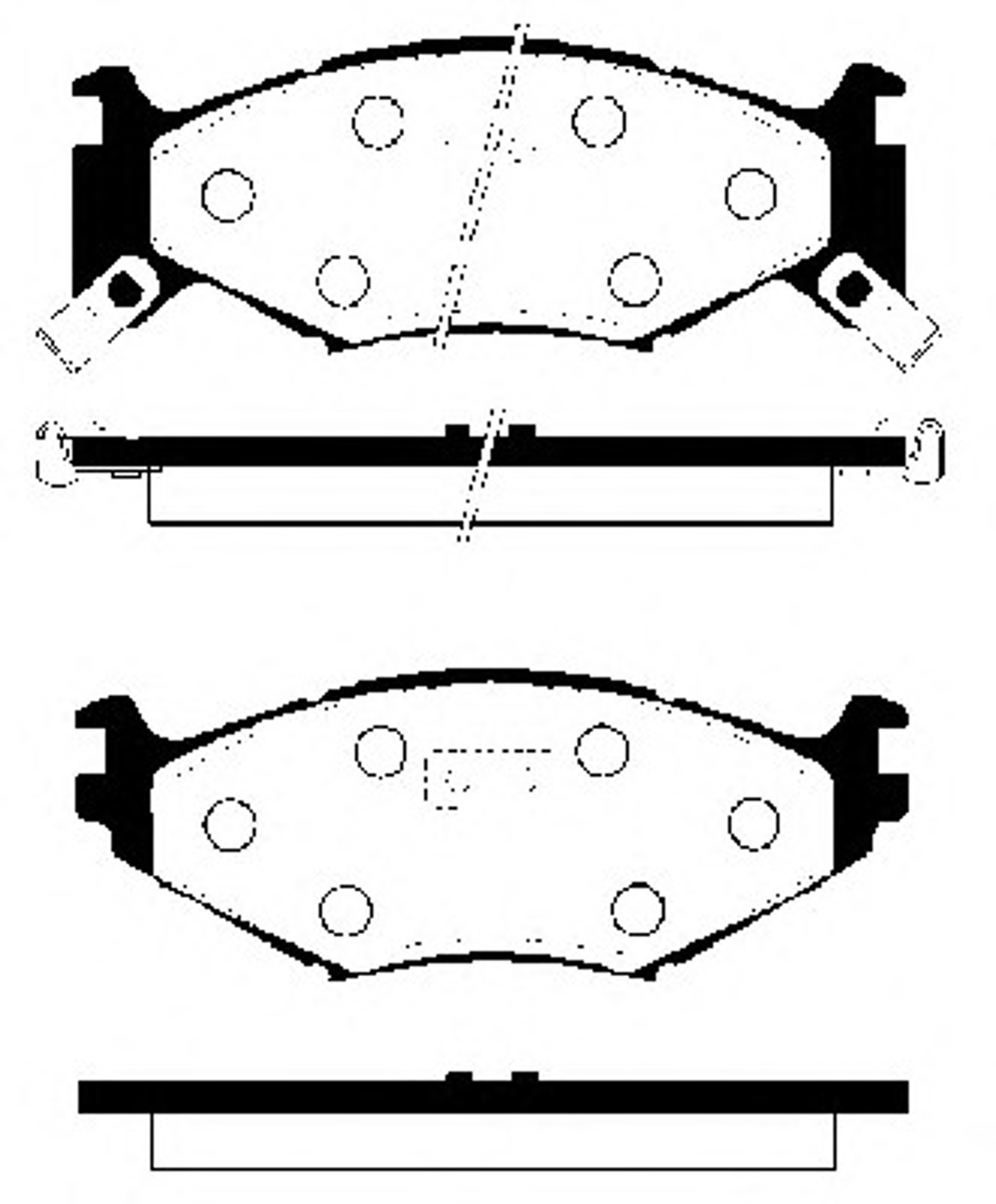 Колодки тормозные дисковые NK 229307