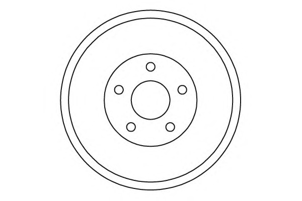 Барабан тормозной NK 254401