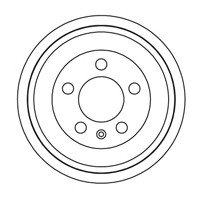 Барабан тормозной NK 254727