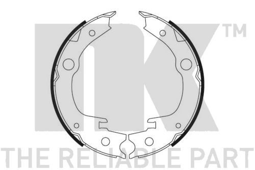 Колодки ручника NK 2745715