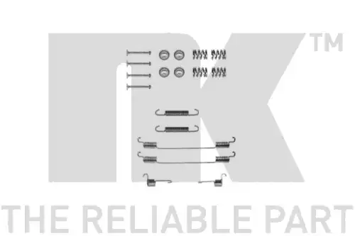 РЕМКОМПЛЕКТ ТОРМОЗНЫХ КОЛОДОК NK 7923682