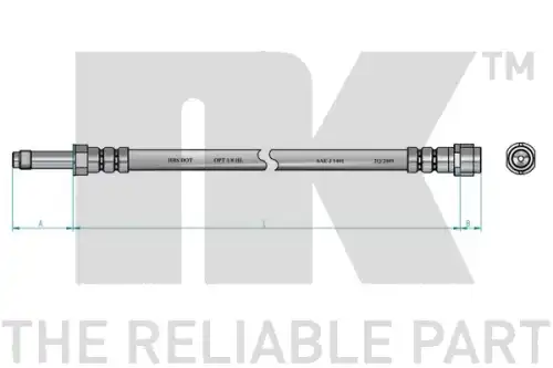 Тормозные трубки NK 8547131