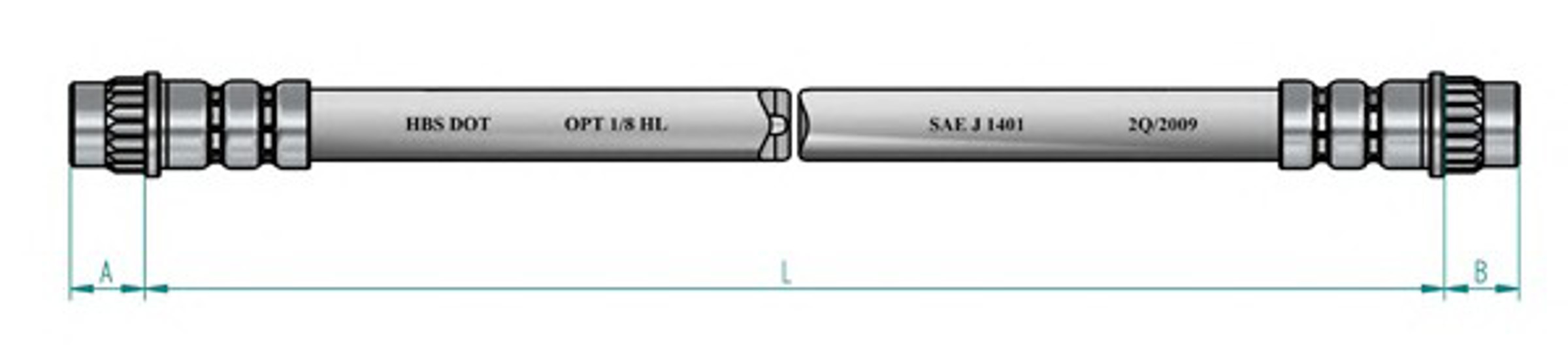 Шланг тормозной NK 859956