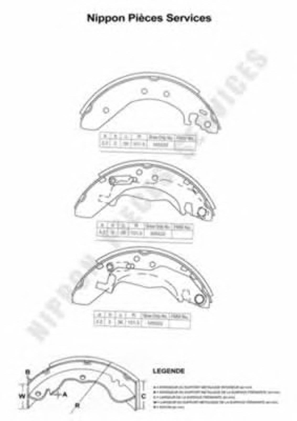 Тормозные колодки NPS H350A15