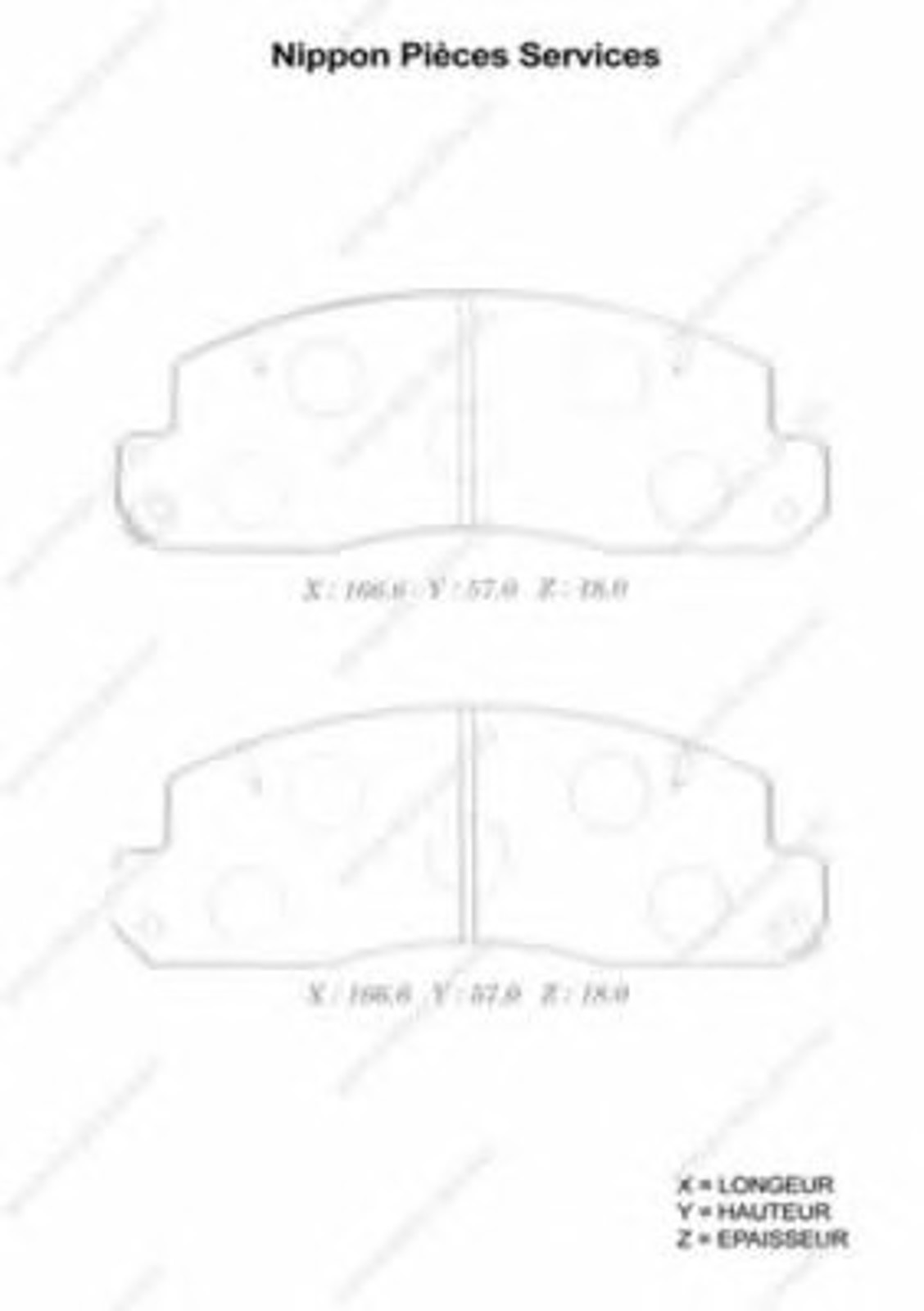 Колодки тормозные дисковые NPS T360A120